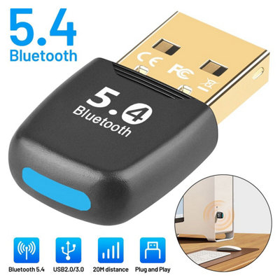 Bluetooth 5.4 USB Dongle Adapter for PC -Wireless Audio Low Latency ...
