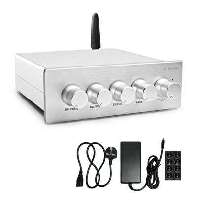 Bluetooth Amplifier Receiver for SpeakersMini Hi-Fi Stereo Amplifier Car Amplifier 2.1Channel Bluetooth Audio Receiver