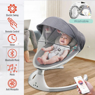 Baby rocking store chair with music