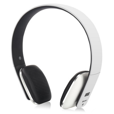 Bluetooth Wireless Rechargeable On Ear Headphones with Mic, NFC, Low Latency, Ultra Lightweight - August EP636W