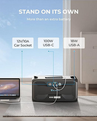 BLUETTI 2xB300 Expansion Battery 6144Wh LiFePO4 Battery Pack for Power Station AC300/AC500/AC200MAX/AC200P/EB240/EP500Pro - 5