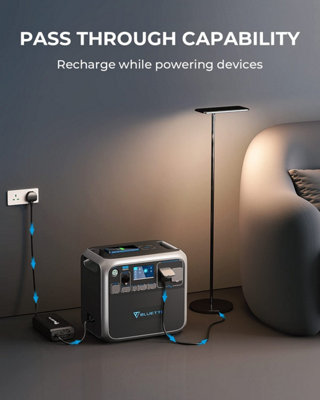 BLUETTI AC200P 2000W solar generator with 2 pieces 200W solar panel - 7