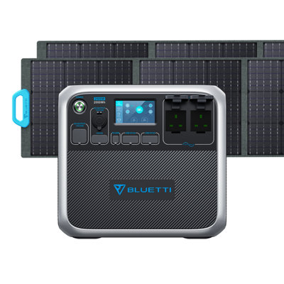 BLUETTI AC200P Portable Power station 2000Wh 2000W +2PCS 200W Solar Panel for Home& Outdoor Power Price Comparisons | Compare The Build