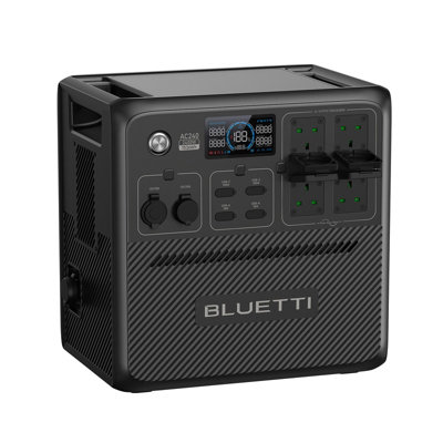 BLUETTI AC240 1536Wh/2400Wh Portable Power station for camping & outdoor+Drone charging Emergency Battery for RV, Camping