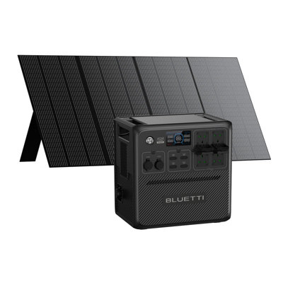 BLUETTI AC240 Portable Power station 1536Wh/2400Wh +1PCS 350W Solar Panel for Home& Outdoor Power Emergency Battery