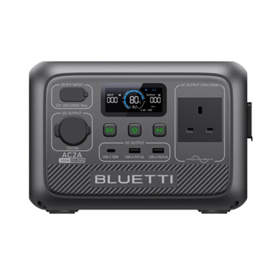 BLUETTI AC2A Portable Power Station 300W 204Wh LiFePO4 Battery Solar Generator for Outdoor Camping