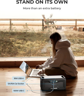 BLUETTI AC500 Solar Generator & B300S Extra Battery 5000W 3072Wh Power Camp RV - 5