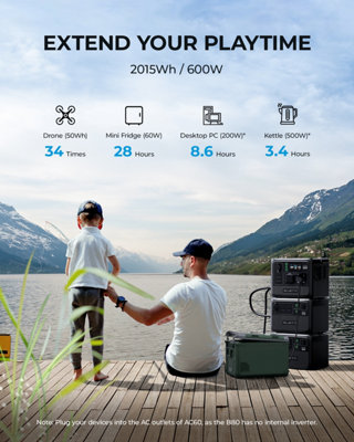 BLUETTI B80 806Wh LiFePO4 Expansion Battery - 5