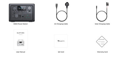BLUETTI EB3A Portable Power Station 600W 268Wh with EB3A car charging cable - 6