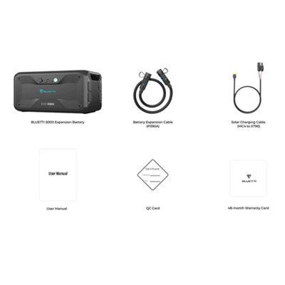 BLUETTI Expansion Battery B300 3072Wh LiFePO4 Battery Pack for Power Station AC300/AC500/AC200MAX/AC200P/EB240/EP500Pro - 9