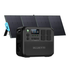 BLUETTI Portable Power Station AC200L with 200W Solar Panel Included, 2048Wh/2400W