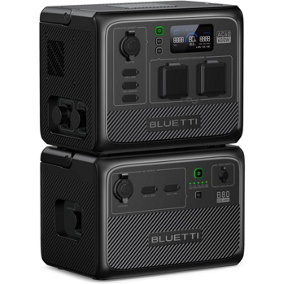 BLUETTI Power Station AC60 and B80 External Battery 1209Wh LiFePO4 For Camping
