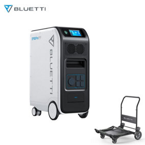 BLUETTI  Power Station EP500Pro 5100Wh LiFePO4 Battery Backup 3000W UPS Solar Generator for Home Use with Trolley