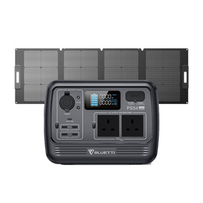 BLUETTI PS54 Portable Power station 537Wh 700W +1PCS 120W Solar Panel for Home& Outdoor Power