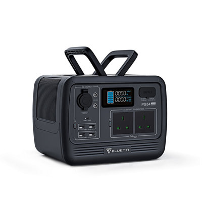 BLUETTI PS54 Portable Power Station 700W 537Wh LiFePO4 Battery Solar Generator for Road Trip Home Use Vanlife Off-grid Camping
