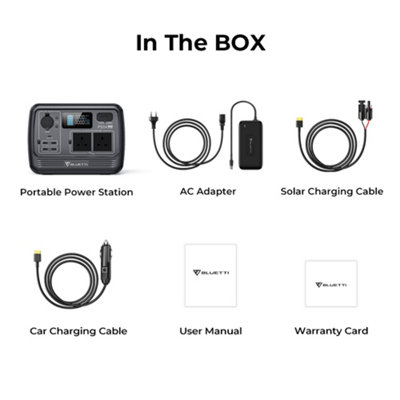 BLUETTI PS54 Portable Power Station 700W 537Wh LiFePO4 Battery Solar Generator for Road Trip Home - 7