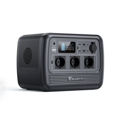 BLUETTI PS72 1000W Portable Power Station 716Wh LiFePO4 Battery Off-Grid Solar Generator for Road Trip