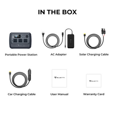 BLUETTI PS72 1000W Portable Power Station 716Wh LiFePO4 Battery Off-Grid Solar Generator for Road Trip - 8