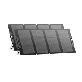 BLUETTI PV120S 2 pieces 120W Solar Panels for Portable Power Station,Foldable Solar Charger with Adjustable Kickstands for Camping