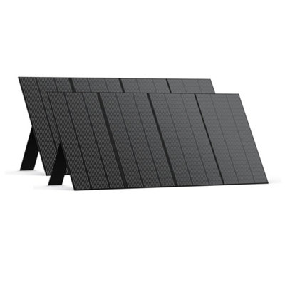 BLUETTI PV350 2 pieces 350W Solar Panels for Portable Power Station,Foldable Solar Charger with Adjustable Kickstands for Camping
