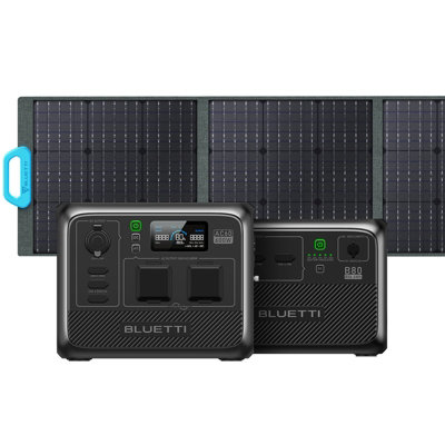 BLUETTI Solar Generator AC60 and B80 Expansion Battery with PV200 Solar Panel Included, 1209Wh Expandable Power Station w/ 2 600W Price Comparisons | Compare The Build