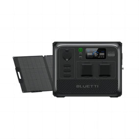BLUETTI Solar Generator AC60 with PV120S Solar Panel Included, 403Wh Portable Power Station LiFePO4 Battery for Outdoor Camping