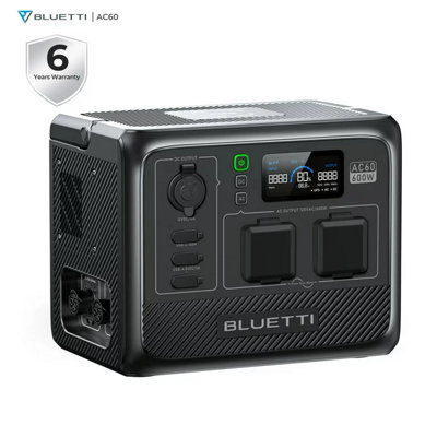 BLUETTI Solar Generator AC60 with PV200 Solar Panel Included