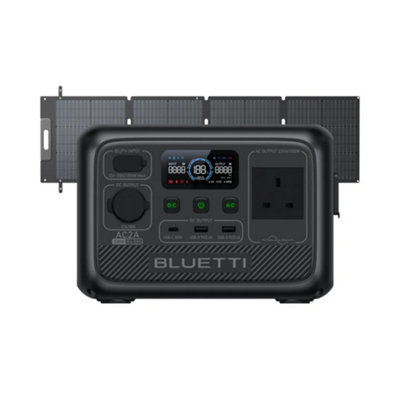 BLUETTI solar generator Station AC2A with PV120S Solar Panel