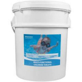Bluewater 25kg Multifunctional Chlorine Tablet 200g Swimming Pool  PoolShopUK