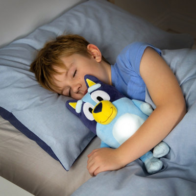 Peluche Y Luz Nocturna Bluey GoGlow | 2 En 1, Se Apaga En 10 Minutos, Juguete Suave Con LED, Regalo Para Niños Que Necesitan Compañía