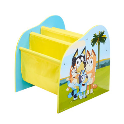 Bluey Kids Sling Bookcase - Bedroom Book Storage (approximate) 39.5cm ...