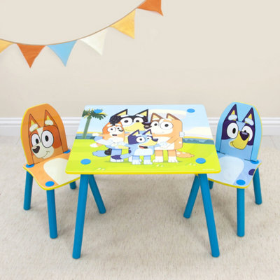 Bluey Kids Table and Chairs Set for 2, Perfect for Playtime and ...