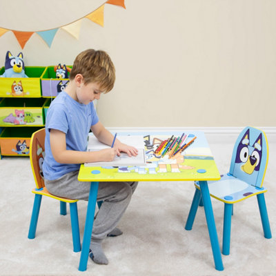 Bluey Kids Table and Chairs Set for 2, Perfect for Playtime and ...