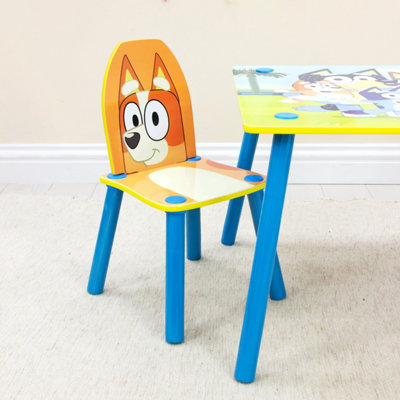Bluey Walmart Child's Table And Chairs Bluey Fold Up Table