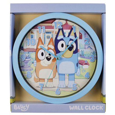 Bluey Wall Clock アナログ時計 bluey-wall-clock-multicoloured