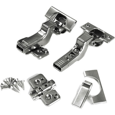 Blum 110-degree Inset Soft-Close Clip Top Hinge 71B3750 with Mounting ...
