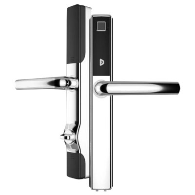 Blusafe Origin Smart Keyless Door Handle for Home Security, App Control, Key Card, Remote Lock/Unlock (Chrome) Price Comparisons | Compare The Build