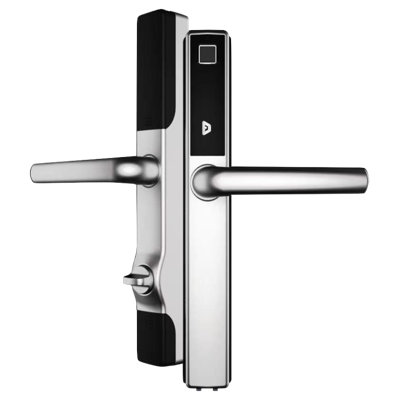 Blusafe Origin Smart Keyless Door Handle for Home Security, App Control, Key Card, Remote Lock/Unlock(Satin Chrome) Price Comparisons | Compare The Build
