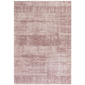 Blush Abstract Modern Easy to clean Rug for Bedroom & Living Room-160cm X 230cm