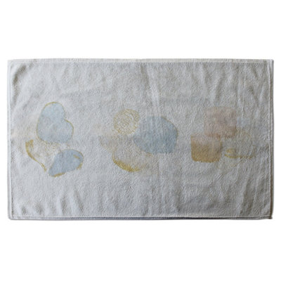 Blush, blue, white, beige watercolor illustration & elements (Bath Towel) / Default Title Price Comparisons | Compare The Build