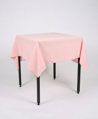 Blush Pink Square Tablecloth 121cm x 121cm  (48" x 48")