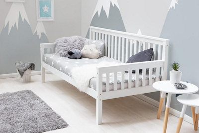 Blythe White Wooden Day Bed Single Bed 3ft