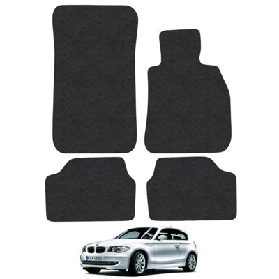 BMW 1 Series E87 2004-2011 Car Floor Mats Carpet Tailored Fit Anti-Slip 4pc Set