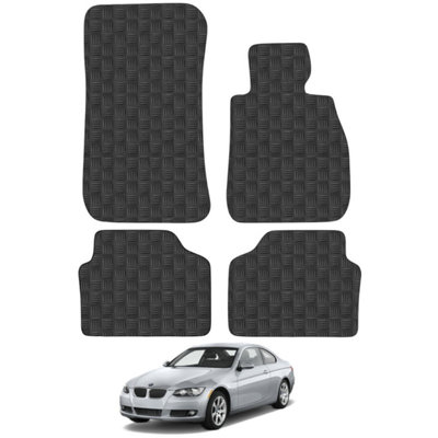 BMW 3 Series 2005-2013 E90/E91 Car Floor Mats Rubber Tailored Fit Heavy-Duty Set