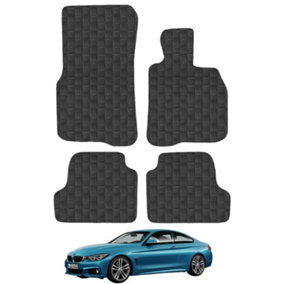 BMW 4 Series 2013-2020 F32 Coupe Car Floor Mats Rubber Tailored Fit 4pcs Set