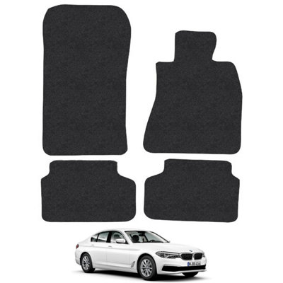 BMW 5 Series 2017+ G30/G31 Car Floor Mats Tailored Fit Carpet Black Anti-Slip