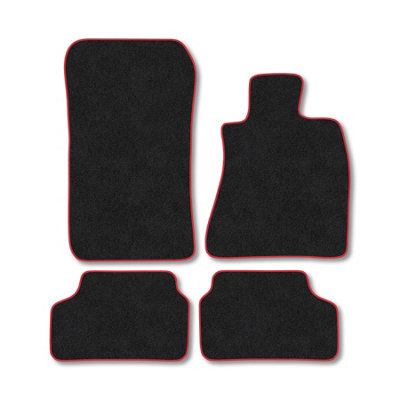 BMW 5 Series 2017+ (G30/G31) Car Mats Red Trim Carpet Tailored Fit Easy ...