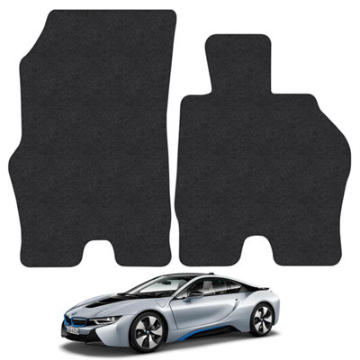 BMW i8 2014-Onwards Car Floor Mats Carpet Tailored Fit Set Anti-Slip 2 Pieces