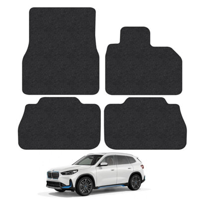 BMW iX1 EV 2021-Onwards Car Floor Mats Carpet Tailored Fit Set Anti-Slip 4pcs