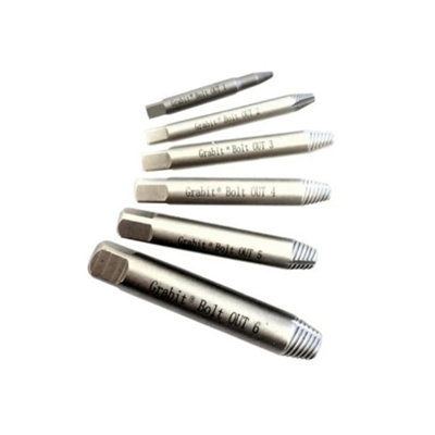 BOA 6-Piece Damaged Bolt Remover Tool Set for Easy Extraction